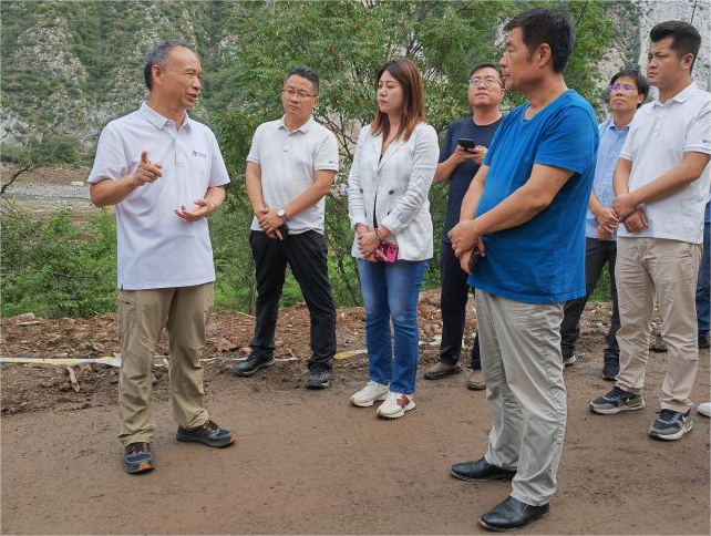 公司重要辅导赴麻将胡了2山峡段调研灾后河路算帐复原工作