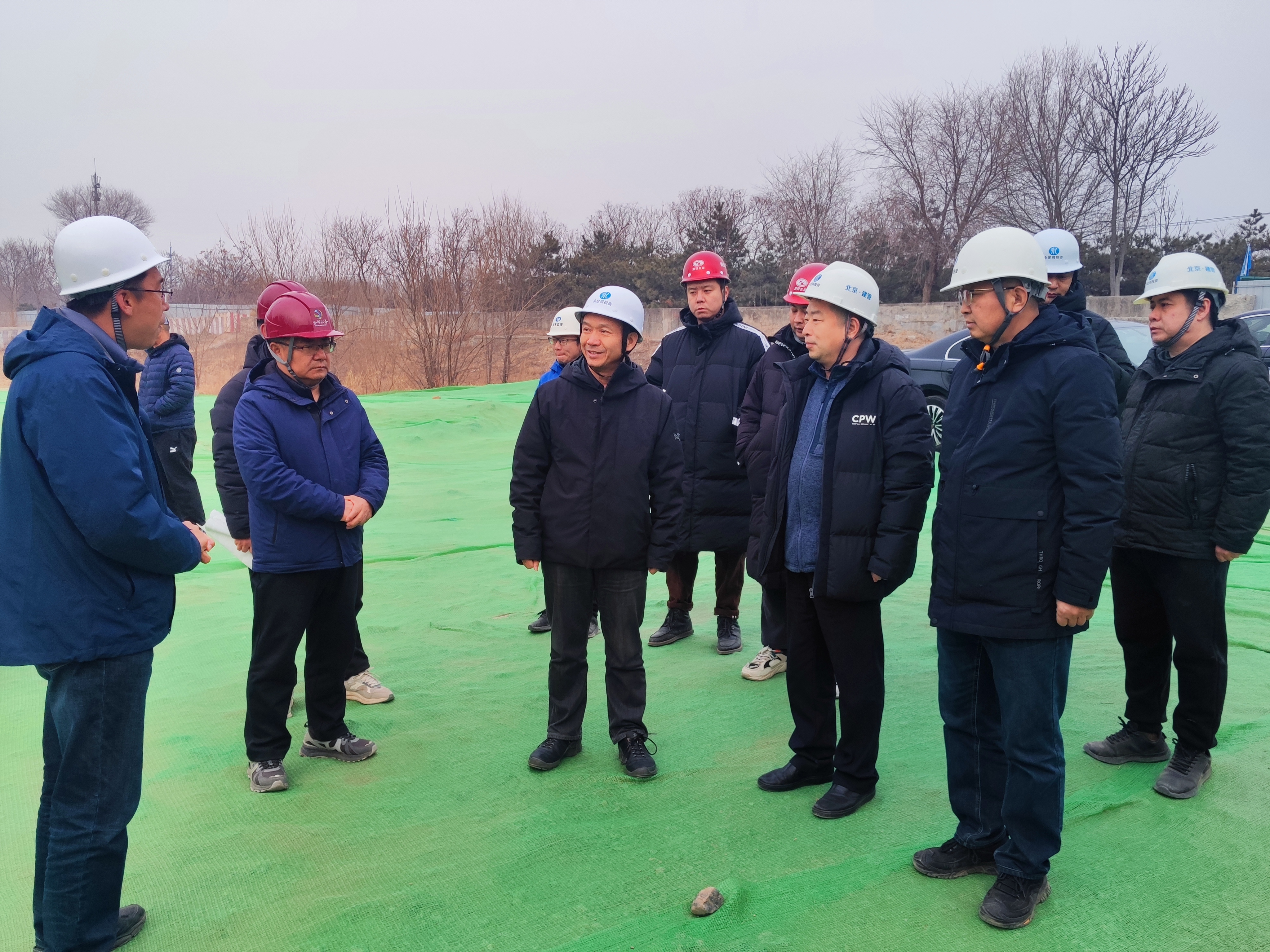 公司重要辅导查抄麻将胡了2北京段在建项目并慰问一线建设者