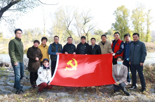 党建互联 支部共建  北京市麻将胡了2综合治理与生态建复辅导幼组办公室与公司结合发展主题党日活动
