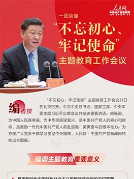 一图读懂“不忘初心、服膺使命”主题教育工作会议